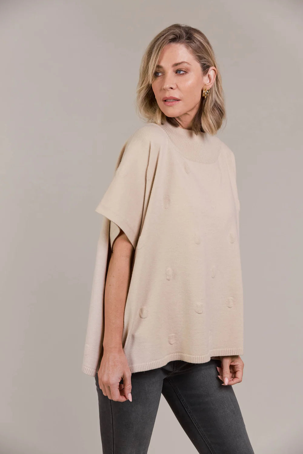 Masa Knit Poncho ONE SIZE