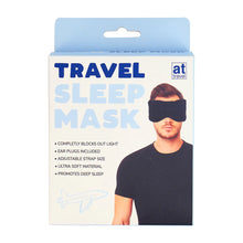 Load image into Gallery viewer, Travel Sleep Mask Black
