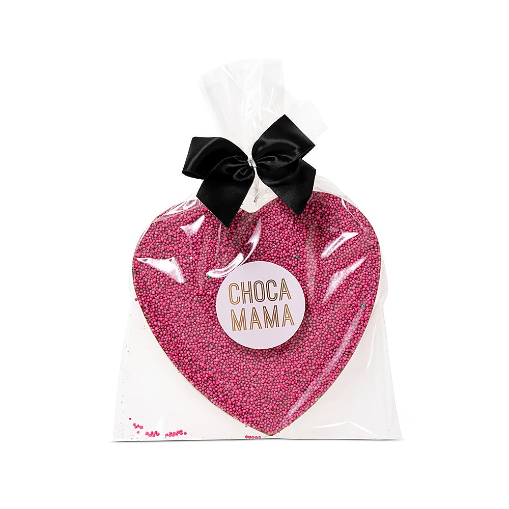 Chocamama Pink Freckled Heart 150G