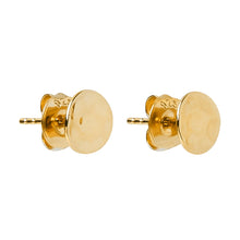 Load image into Gallery viewer, Double Beat Yellow Gold Stud Earring
