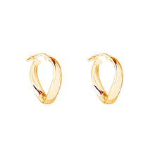 Load image into Gallery viewer, Eddy Yellow Gold Hoop
