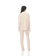 Load image into Gallery viewer, Axelle Tan Stripe PJs
