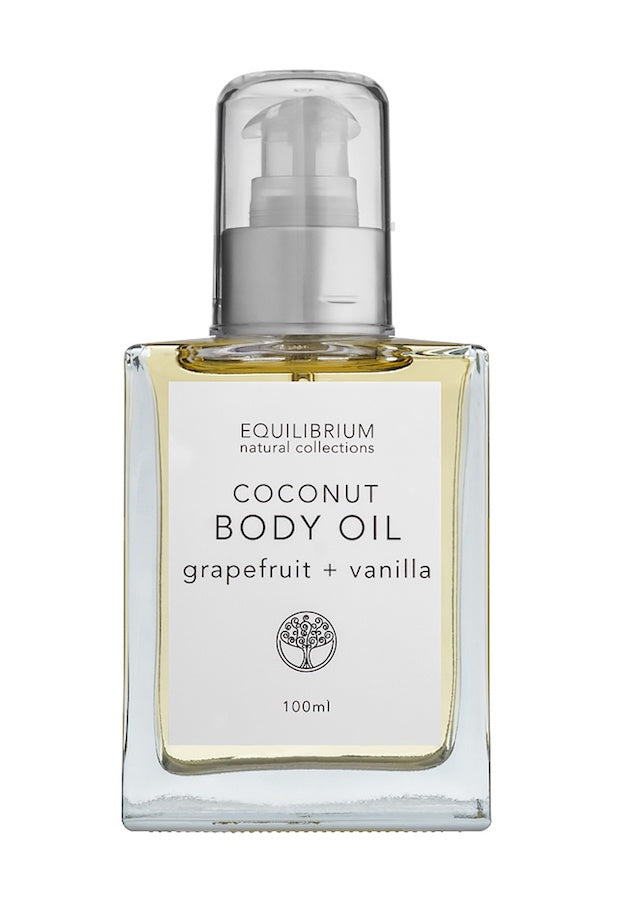 Coconut Body Oil Grapefruit and Vanilla