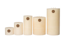 Load image into Gallery viewer, Rustic Cream Pillar Candle
